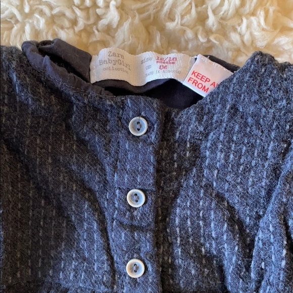 Zara embroidered dress 12-18m - Picture 2 of 3